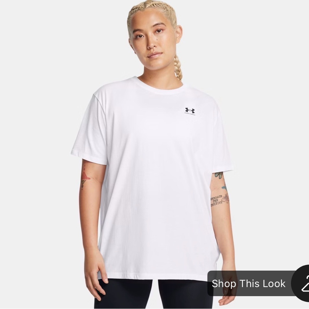 Under Armour Women’s White Oversized Short Sleeve Tee